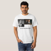 Farrakan、オバマ、オバマまたはFarrakhan 08' Tシャツ (正面フル)