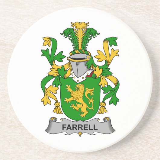 Farrellの家紋 コースター (正面)