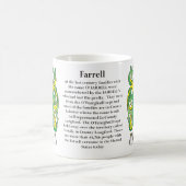 Farrell、起源、意味および頂上 コーヒーマグカップ (中央)