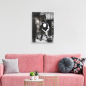 Farrier at Work - Desaturated Daguerrotype キャンバスプリント (インサイチュ (リビング))