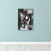 Farrier at Work - Desaturated Daguerrotype キャンバスプリント (インサイチュ (ウッドフロア))