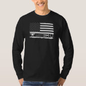 Farrier  For Men Cool Farrier Tools American Flag Tシャツ (正面)