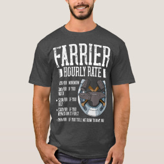 Farrier Horseshoe Gift Hoof Tools (2) Tシャツ