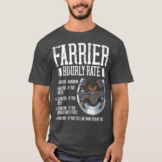 Farrier Horseshoe Gift Hoof Tools (2) Tシャツ (正面)