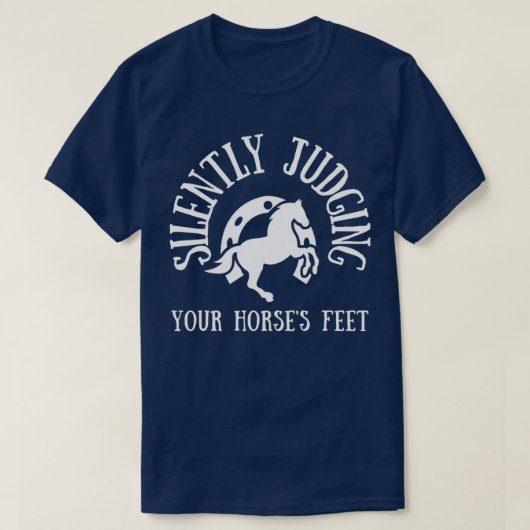 Farrier Horseshoer Horse Blacksmith amp Horse Vete Tシャツ (デザイン正面)