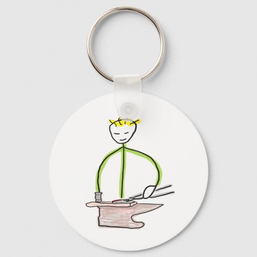 Farrier Stickman キーホルダー (正面)