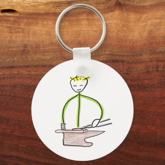 Farrier Stickman キーホルダー (裏面)