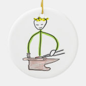 Farrier Stickman セラミックオーナメント (裏面)