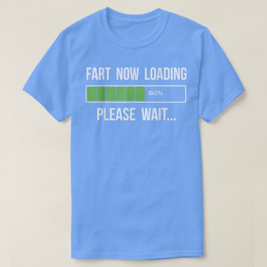Fartがノベルティギフトをおもしろい読み込む Tシャツ (デザイン正面)