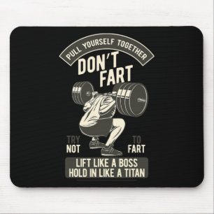 Fartしないで4 Just Don'n Fart マウスパッド