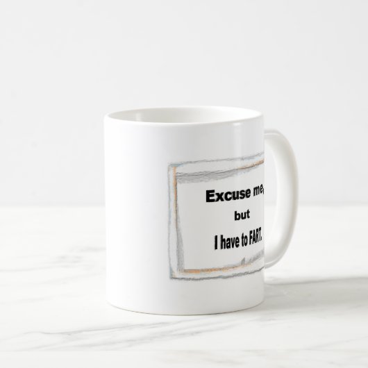 FARTを使用する必要があるMugの申し訳 コーヒーマグカップ (正面右)