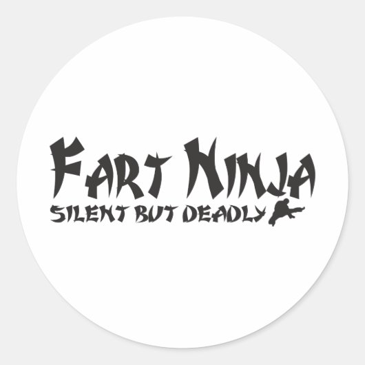 FART忍者 ラウンドシール (正面)