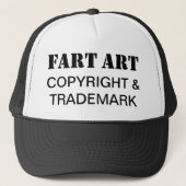 Fart Art, Copyright & Trucker Hat キャップ (正面)