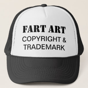 Fart Art, Copyright & Trucker Hat キャップ