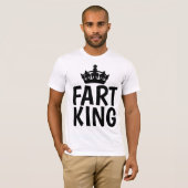 FART KINGおもしろいパパ用Tシャツ Tシャツ (正面フル)