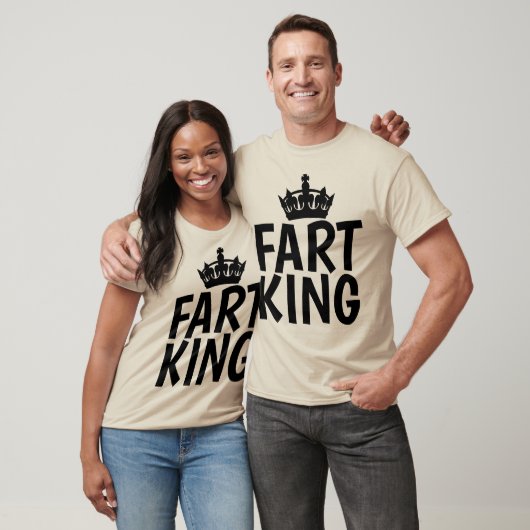 FART KING Tおもしろいシャツ(パパまたは夫) Tシャツ (ユニセックス)