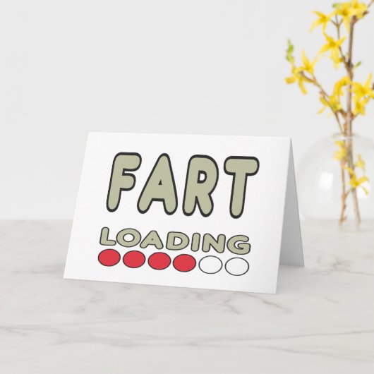 Fart Loading カード (黄色い花)