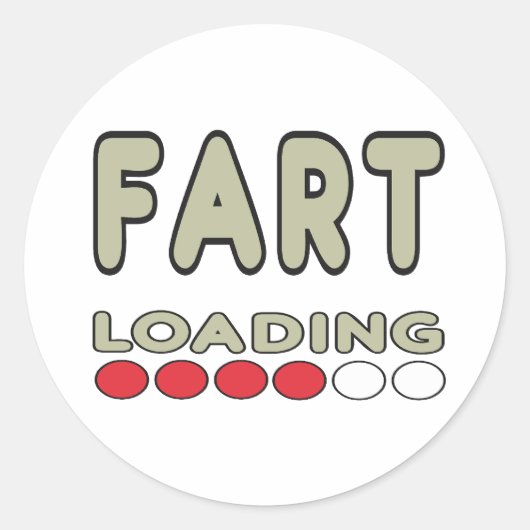 Fart Loading ラウンドシール (正面)