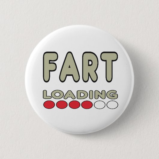 Fart Loading 缶バッジ (正面)