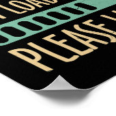 Fart Now Loadingお待ちくださいパパジョーク ポスター (角)