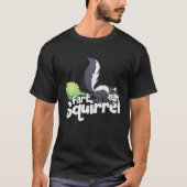 Fart Squirrel Skunk Farting Animal Tシャツ (正面)
