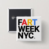 Fart Week NYC™ バッジ (正面&裏面)