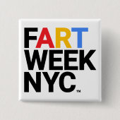 Fart Week NYC™ バッジ (正面)