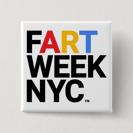 Fart Week NYC™ バッジ (正面)