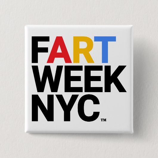 Fart Week NYC™ バッジ (正面)