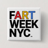 Fart Week NYC™ バッジ (正面)