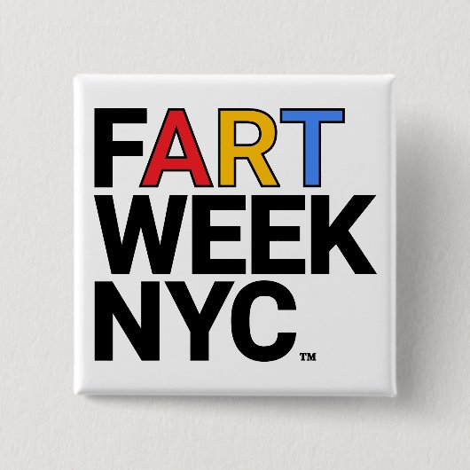 Fart Week NYC™ バッジ (正面)