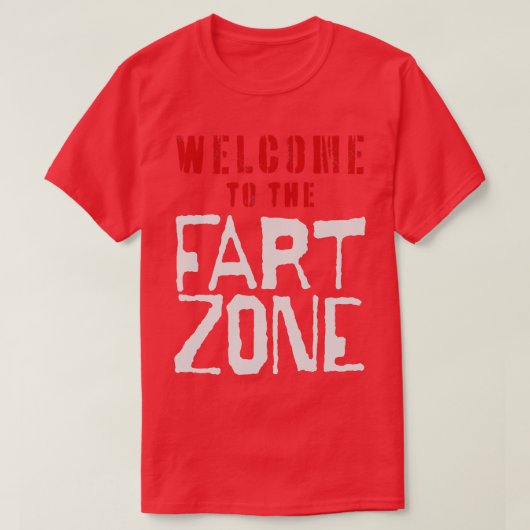 FART ZONEへようこそ Tシャツ (デザイン正面)