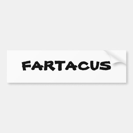 Fartacus バンパーステッカー (正面)