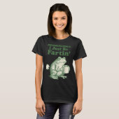 Fartin I Just Sometimes Frog Life Tシャツ (正面フル)