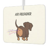 Farting Dachshund カーエアーフレッシュナー (左)