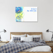 FARTSYアートバーバルミツワーサインインボード キャンバスプリント (インサイチュ (寝室))