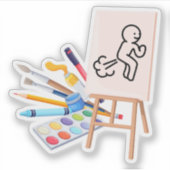 "fARTwork" シール (正面)