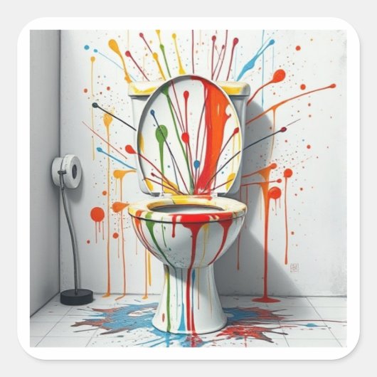 "fARTwork" スクエアシール (正面)