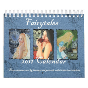 Farytales 2011 ACEOカレンダーカテリナアート カレンダー