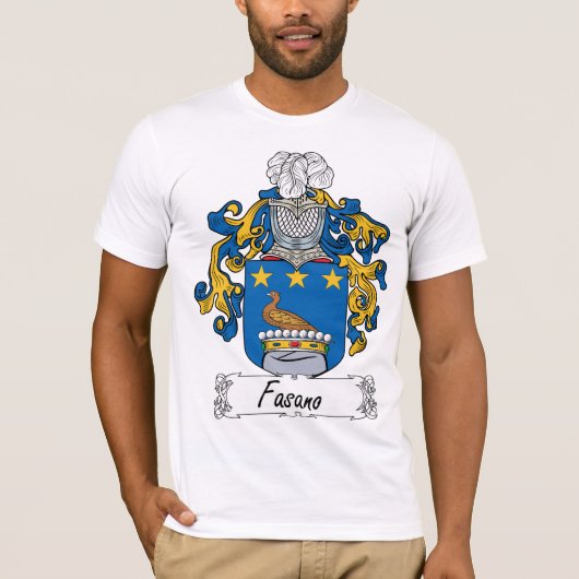 Fasanoの家紋 Tシャツ (正面)