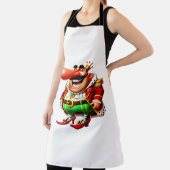 Fasching und Karneval mit Humor Mr. Langnase エプロン (インサイチュ)
