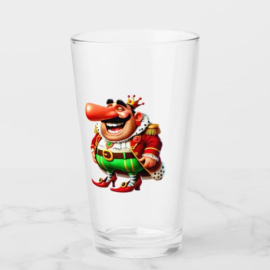Faschingsprinz Graf Nase - Fasching Karneval タンブラーグラス (正面)