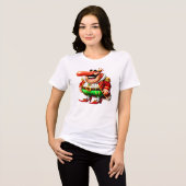 Faschingsprinz mit langer Nase - Fasching Karneval トライブレンドＴシャツ (正面全面)