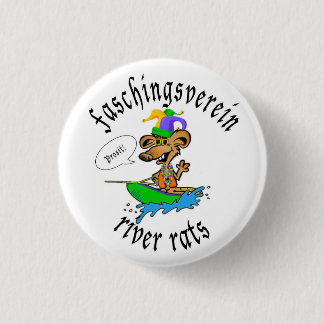 Faschingsvereinの川のラット 缶バッジ
