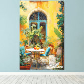 Fascination, by artist Bella Catza キャンバスプリント (インサイチュ (ウッドフロア))