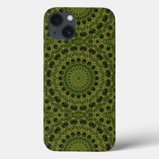Fascination mushroom kaleidoscope Case-Mate iPhoneケース (裏面)