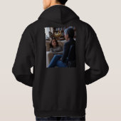 Fascination With Ducks men black hoodie back パーカ (裏面)