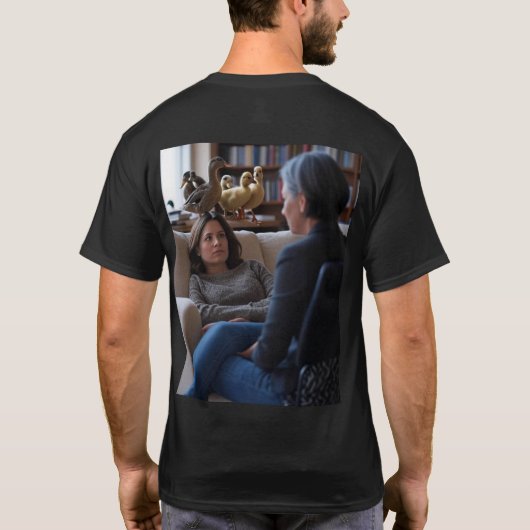 Fascination With Ducks men black T-shirt back Tシャツ (裏面)