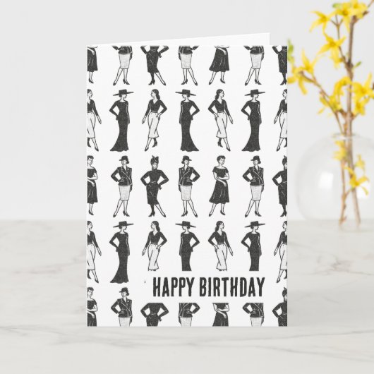 Fashion カード (黄色い花)