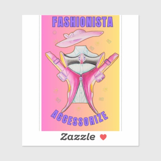 Fashion accessories women's sticker  シール (シート)